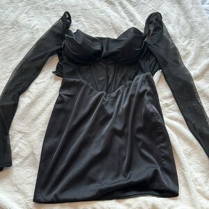 Oh Polly dress with mesh detailing size 6